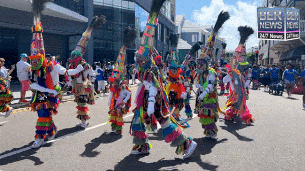 Gombeys in Bermuda Day Parade