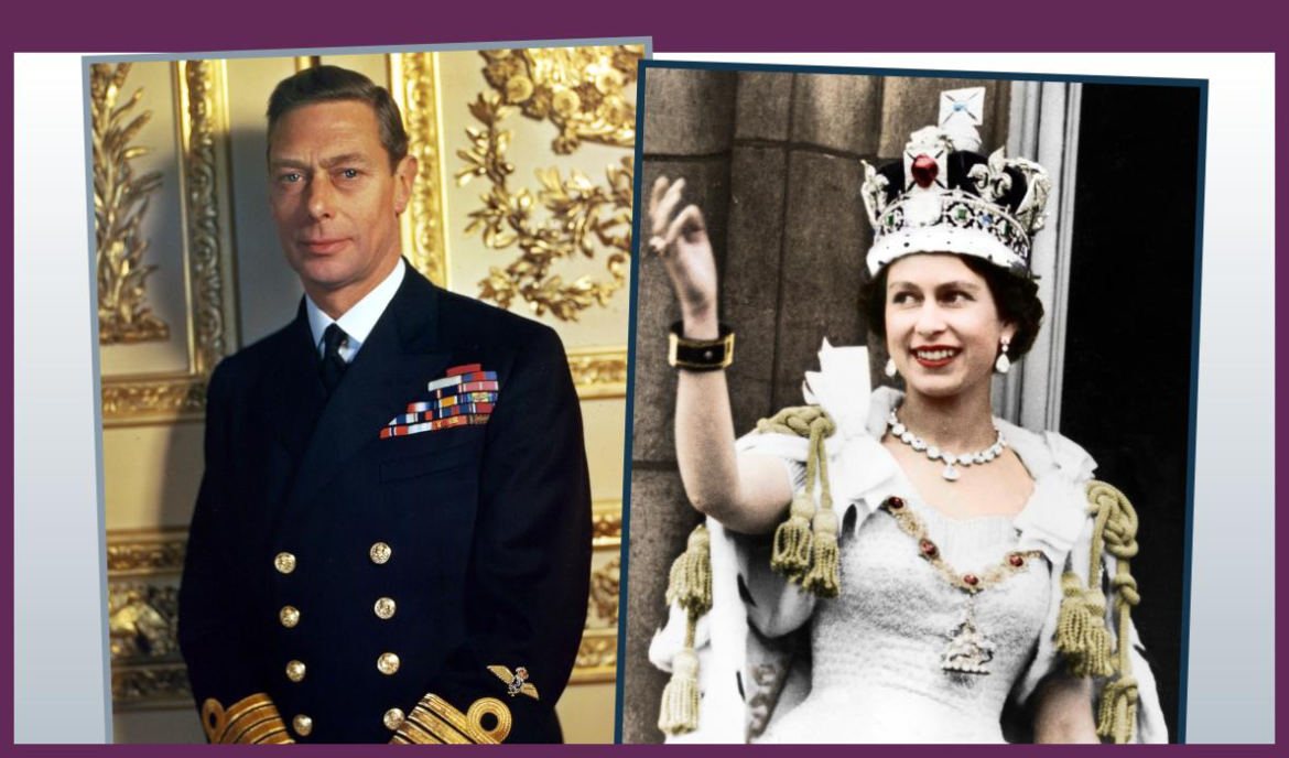 King George VI and Queen Elizabeth II, (C) Sunday Times